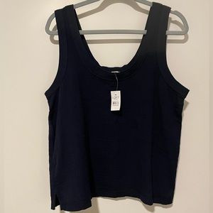 NWT Loft Outlet Navy Blue Tank Top - Size L